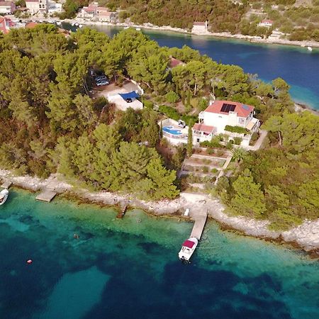 Waterfront Villa With Pool Vela Luka Eksteriør bilde